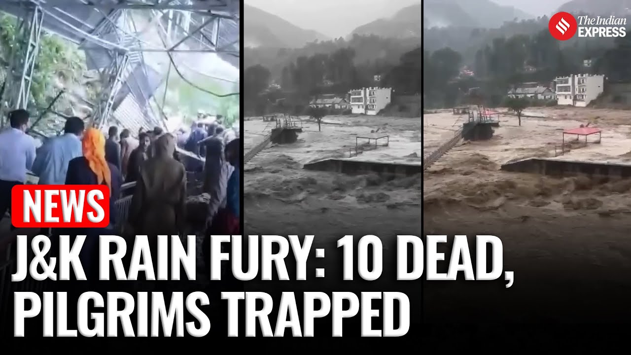 Jammu Flood: 10 killed as rain havoc halts Vaishno Devi yatra, homes destroyed & highways blocked