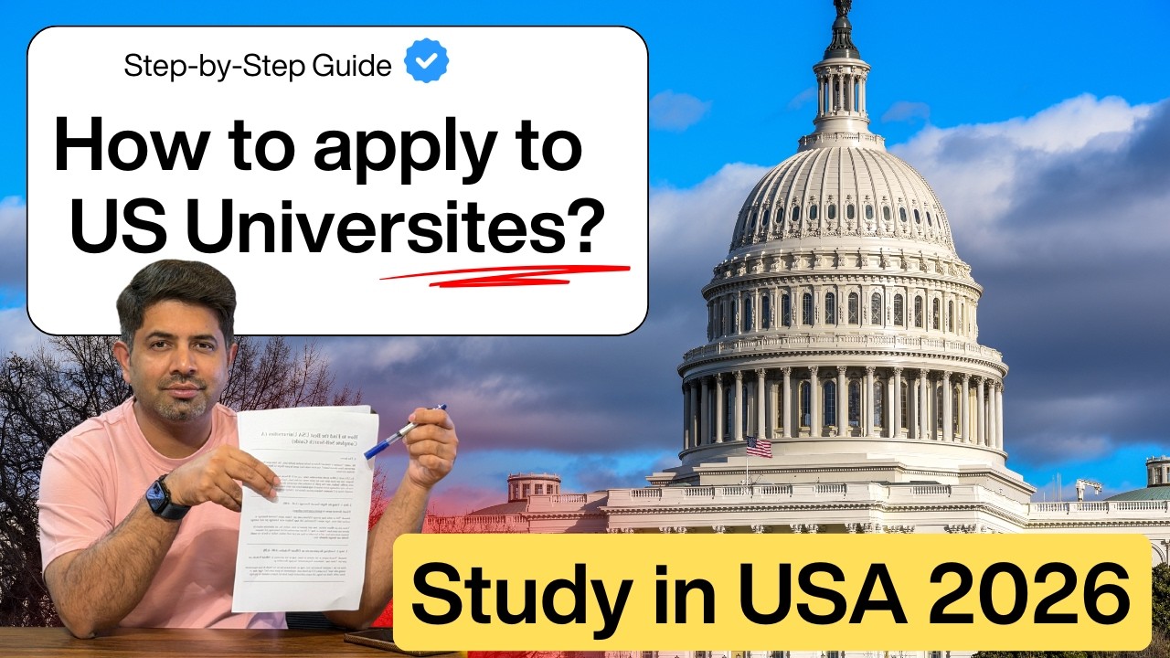 Study in USA 2026 | How to apply for admission to USA universities? | Complete USA VISA Guide 2026