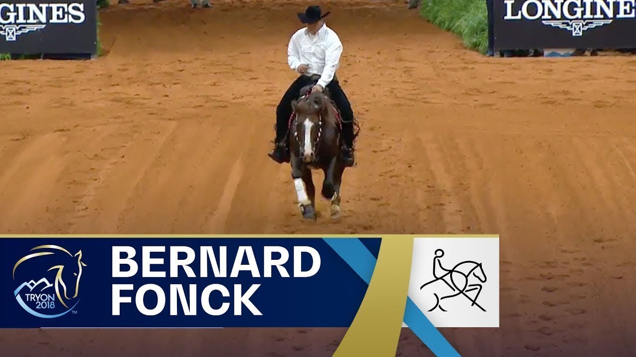 Bernard Fonck Delights the Crowd at #Tryon2018! | Reining | FEI World Equestrian Games 2018