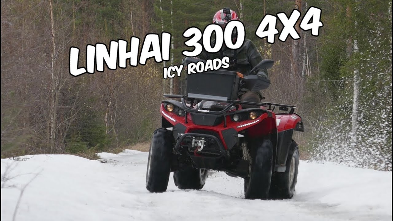 Linhai 300 4X4 | Icy roads GoPro POV