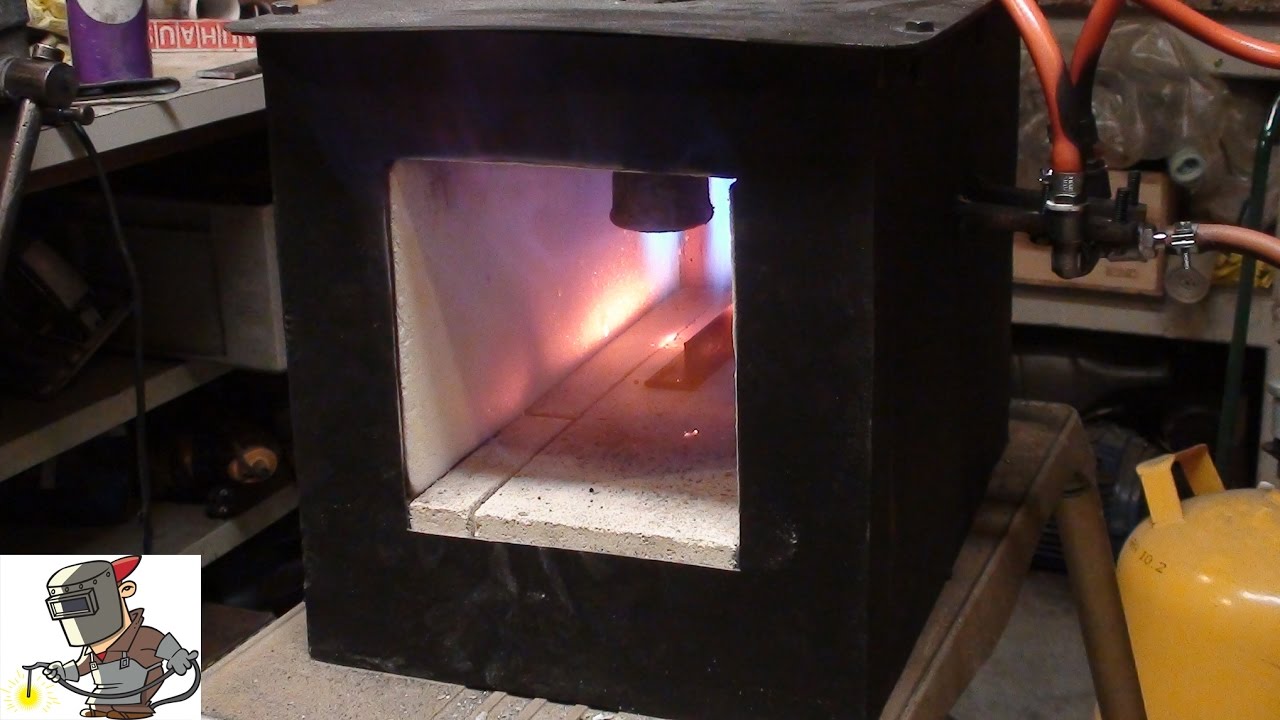 building a propane gas forge for blacksmithing