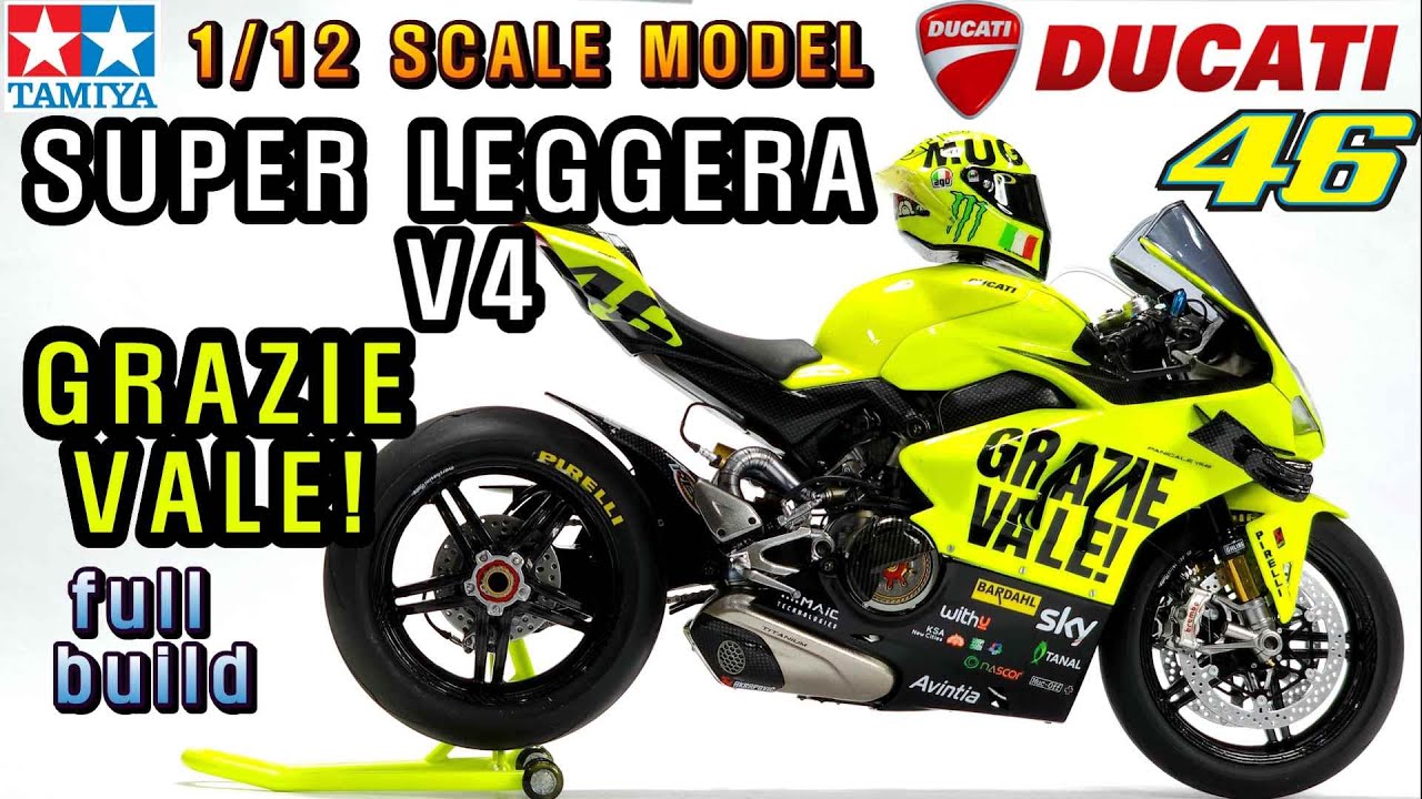 [TAMIYA] 1/12 DUCATI SUPER LEGGERA V4 'GRAZIE VALE!