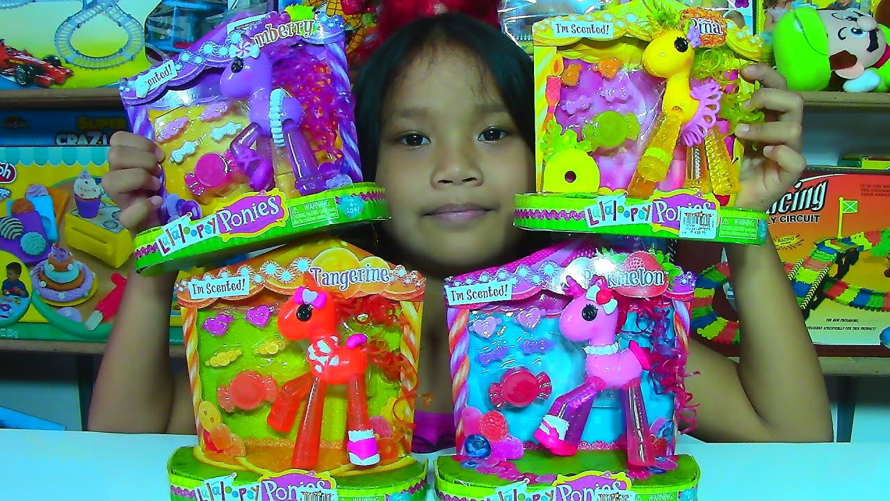 4 Scented Lalaloopsy Ponies Pi&ntilde;a Pinkmelon Tangerine Jamberry - Lalaloopsy Collection