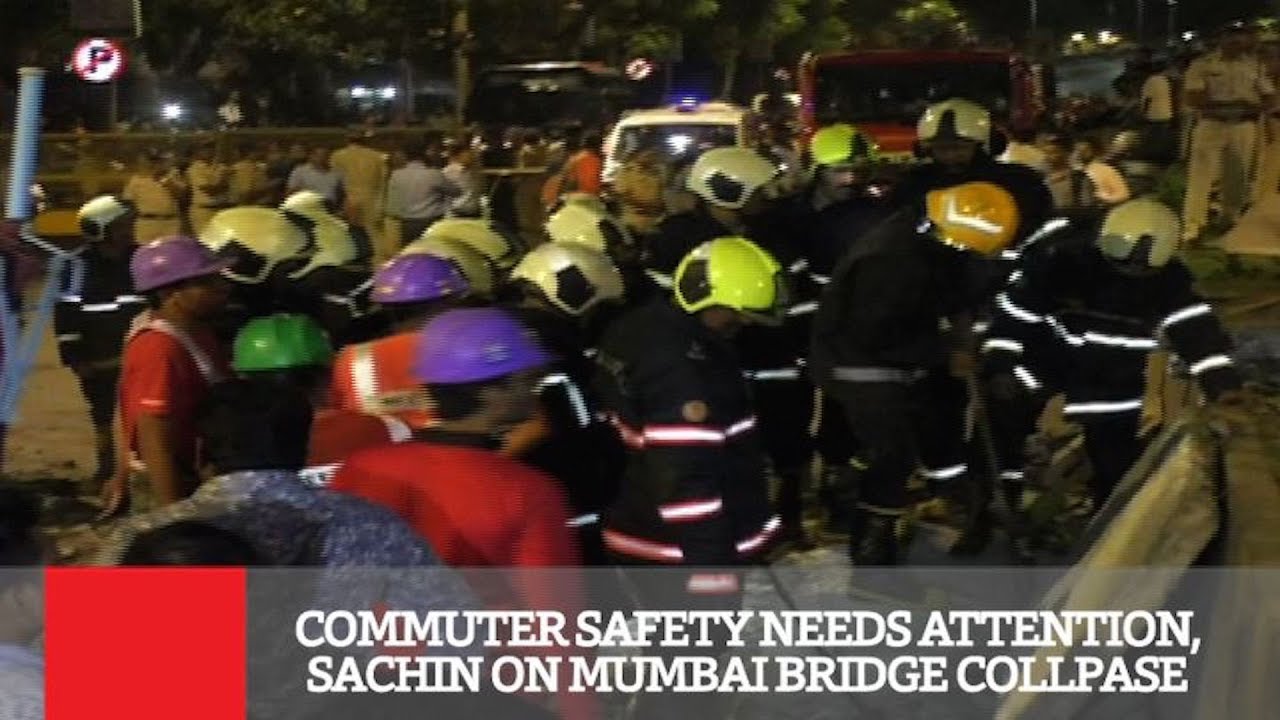 Commuter Safety Needs Attention, Sachin On Mumbai Bridge Collpase