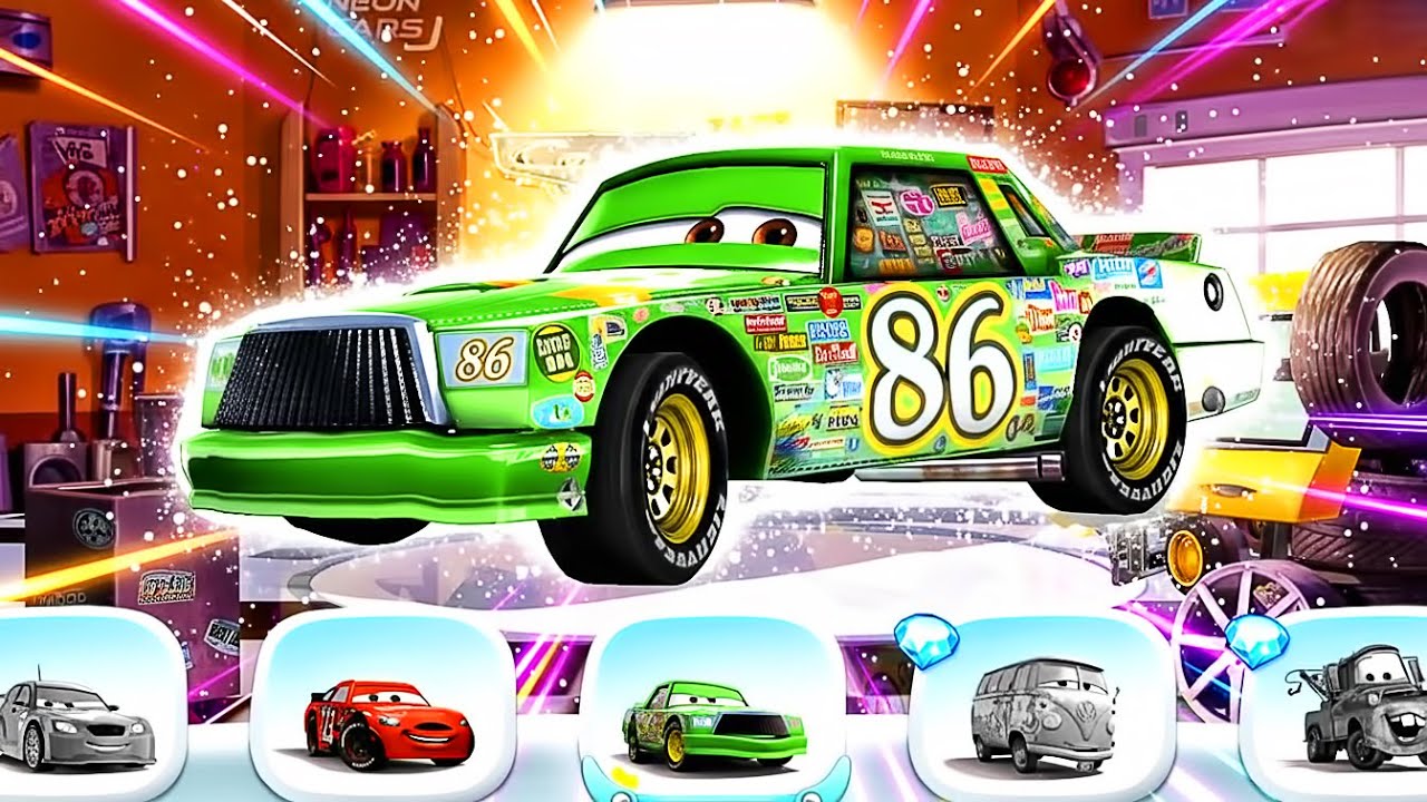 Cars 2: Fast Lightning - Chick Hicks skin's gameplay