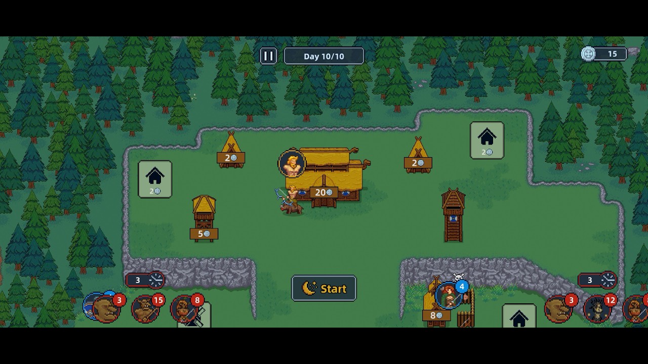 Viking Hero TD: Roguelike RTS (-by SimpleBit Studios) - strategy game - Android and iOS - gameplay.
