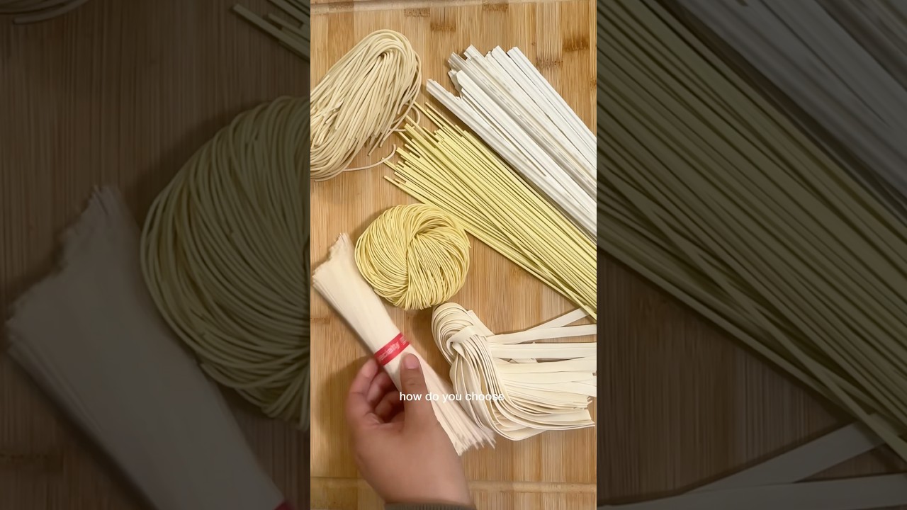 Choosing noodles from your Asian grocery store is hard