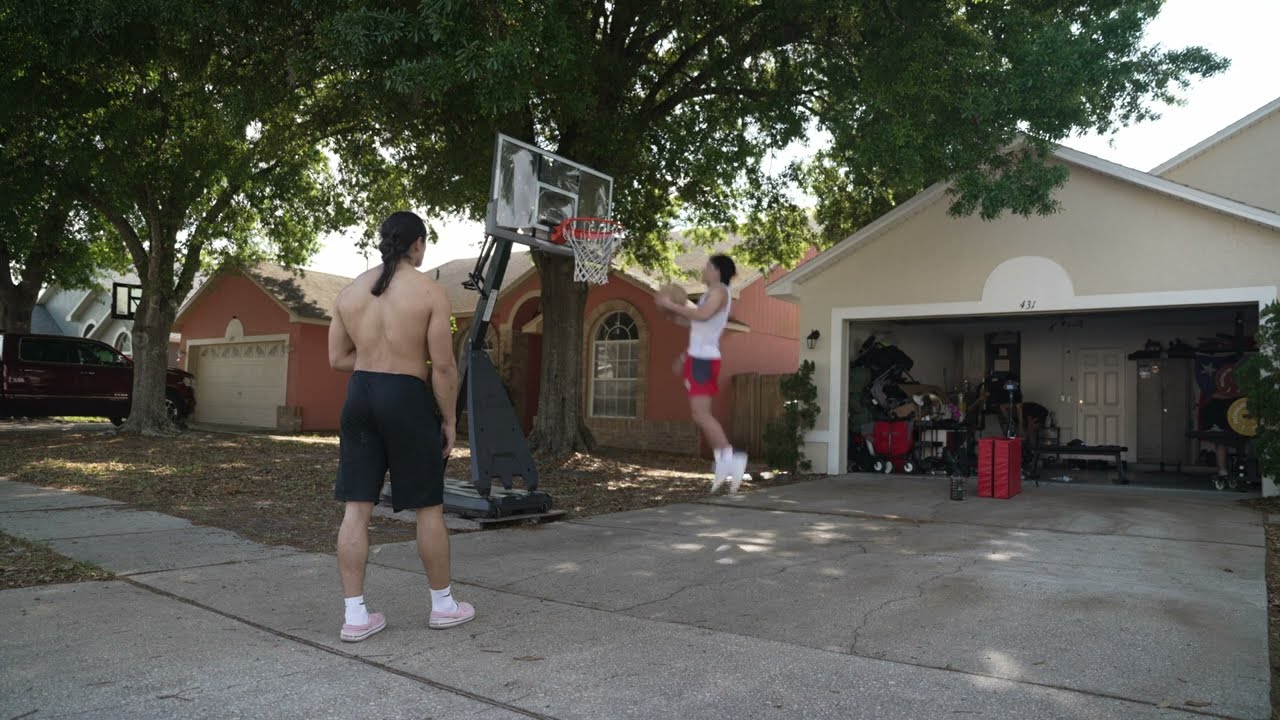 Best low rim dunker in the world dunks Dom Gonzales: Day 47