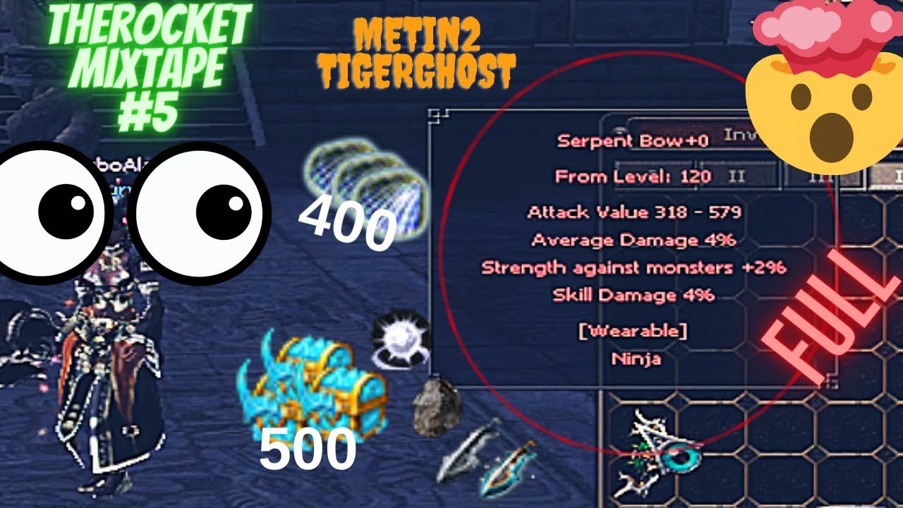 The First 4-2-4 SERPENT WEAPON (FULL) on Tigerghost Server - Metin2 Tigerghost Mixtape#5