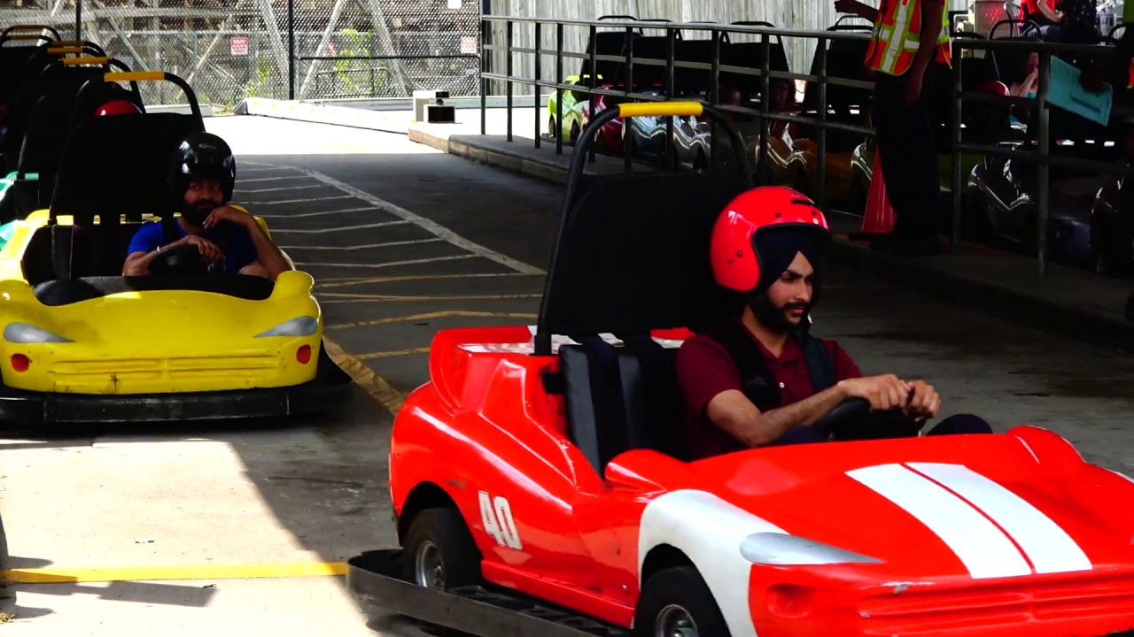Speed City Raceway Canada's Wonderland Go Karts Race Car Ride 4K