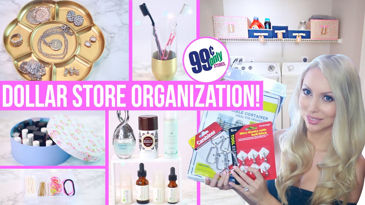 Dollar Store Organization Ideas! Easy Ways to Organize on a Budget