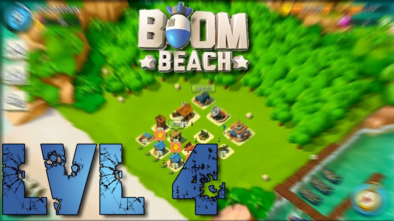 Boom Beach Headquarters Level 4 Defense Strategy
