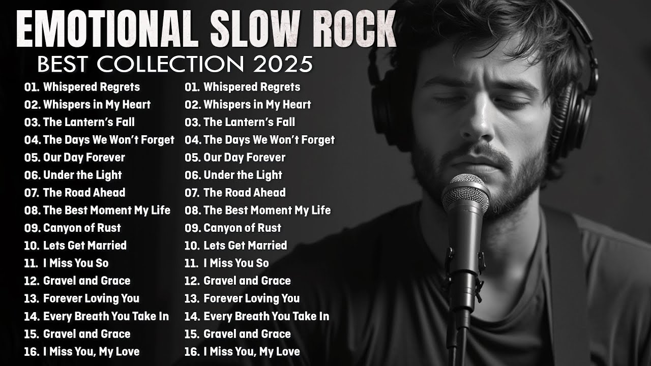Midnight Slow Rock | Songs to Think, Feel, and Remember | Rock Playlist 2025