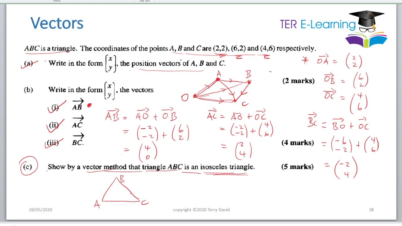 CSEC  Maths - Vectors