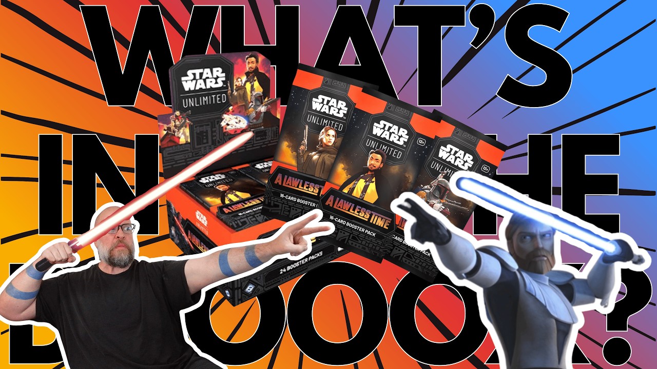 Привет! Распаковка бустерного бокса Star Wars Unlimited A Lawless Time (с бонусом в виде карбонита)!