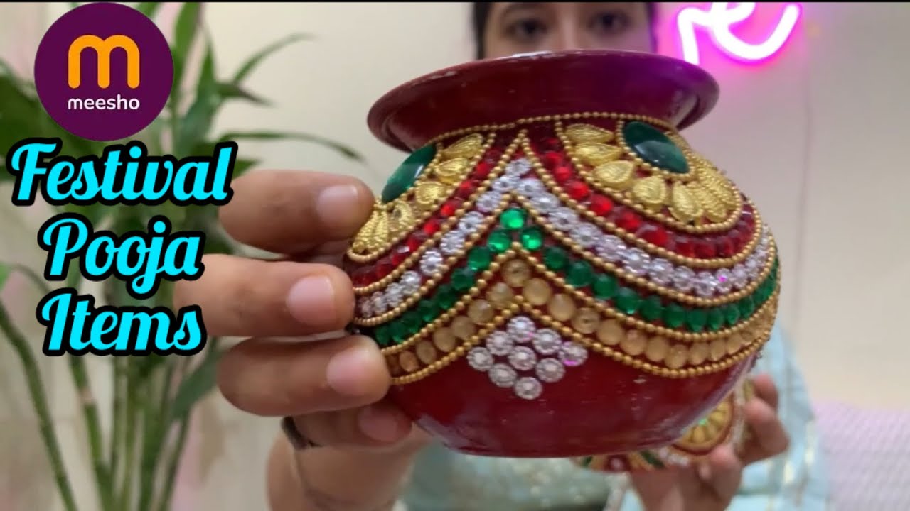 Festival Pooja Items from MEESHO | Pooja Items Part-1 | Radhika Glory
