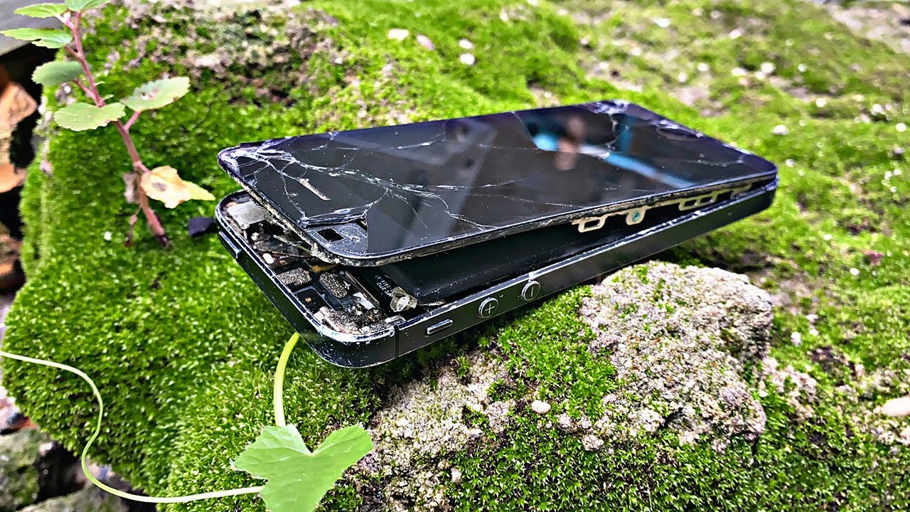 Destroyed Phone Restoration | Restore iPhone 5 | Rebuild Broken Phone