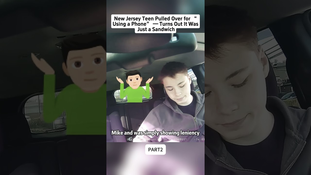 New Jersey Teen Pulled Over for&lsquo;&rsquo;Using a Phone