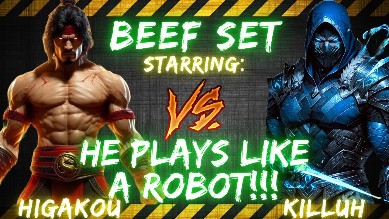 BEEF SET ft. REALKILLUH VS HIGAKOU | HE PLAYS LIKE A ROBOT!!! 🎤👀🔥