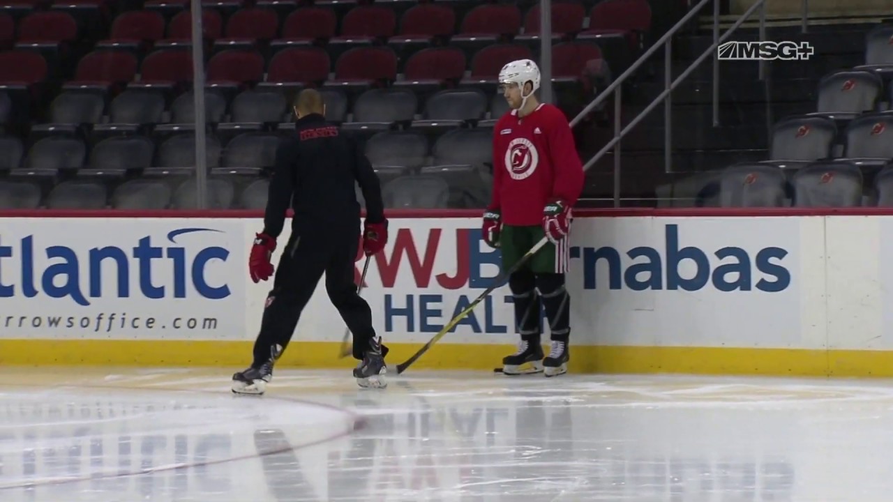 On the Ice With Dano & Sal: Pinching With Damon Severson | New Jersey Devils Game Night