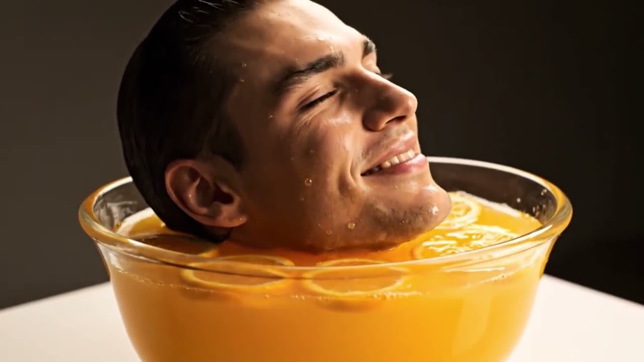 ASMR Fantasy Bath in Giant Drinks 🍓☕  Relaxing & Satisfying Visuals for Sleep and Calm