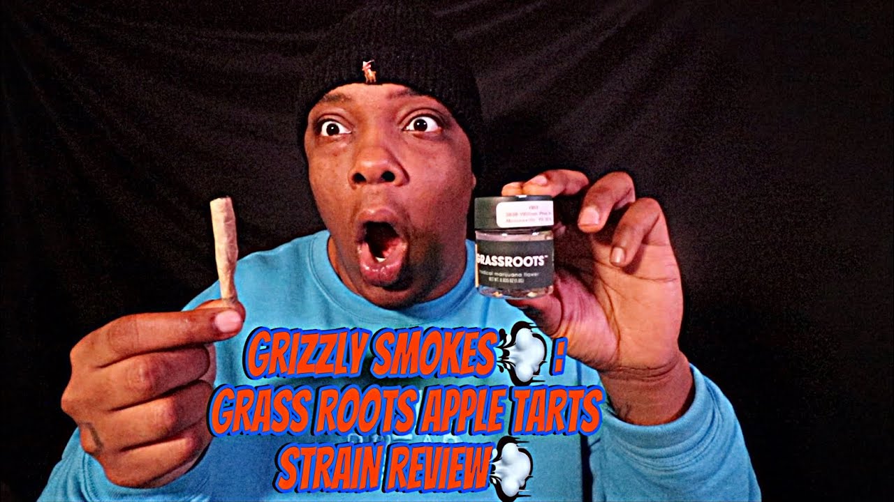Grizzly Smokes 💨 : GRASS ROOTS APPLE TARTS  STRAIN REVIEW💨