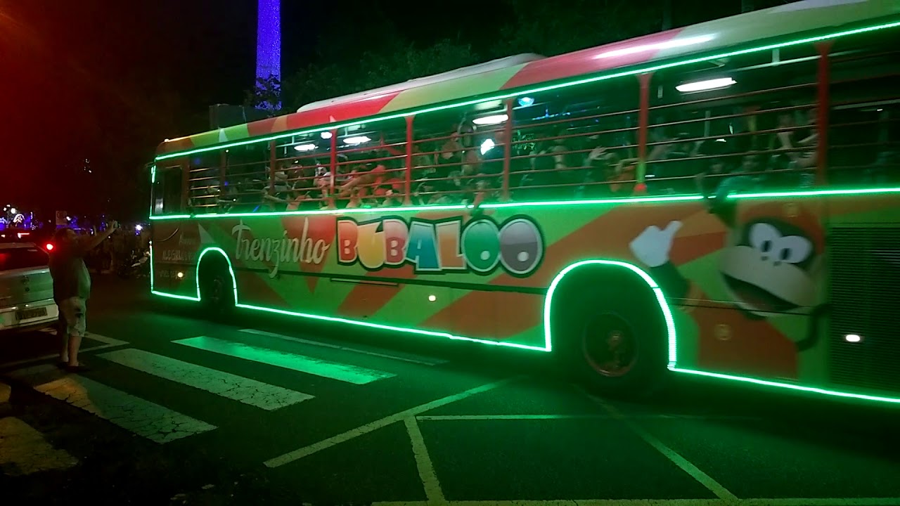 Chegada do papai Noel na praça DR Gama no natal iluminado de birigui sp (24/11/2019)
