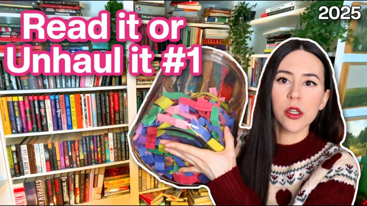 Reading My Physical TBR for 2025! || Read it or Unhaul it Vlog #1