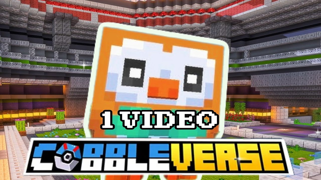 Sobreviví 1 VIDEO en Minecraft Pokemon (Cobblemon) 