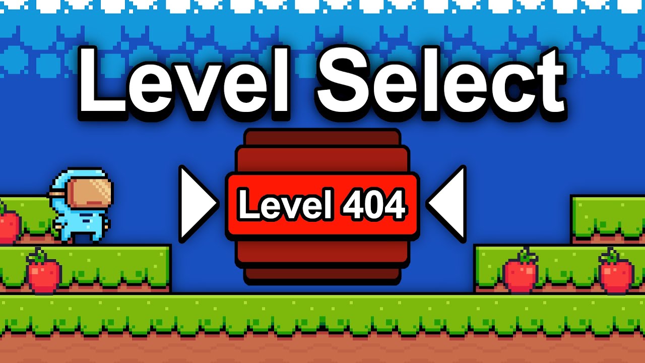The Best Level Select Set-Up - With GDevelop