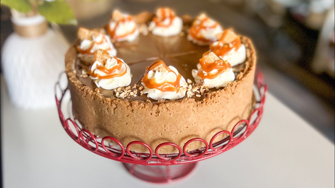Almás karamellás vanília habos torta recept