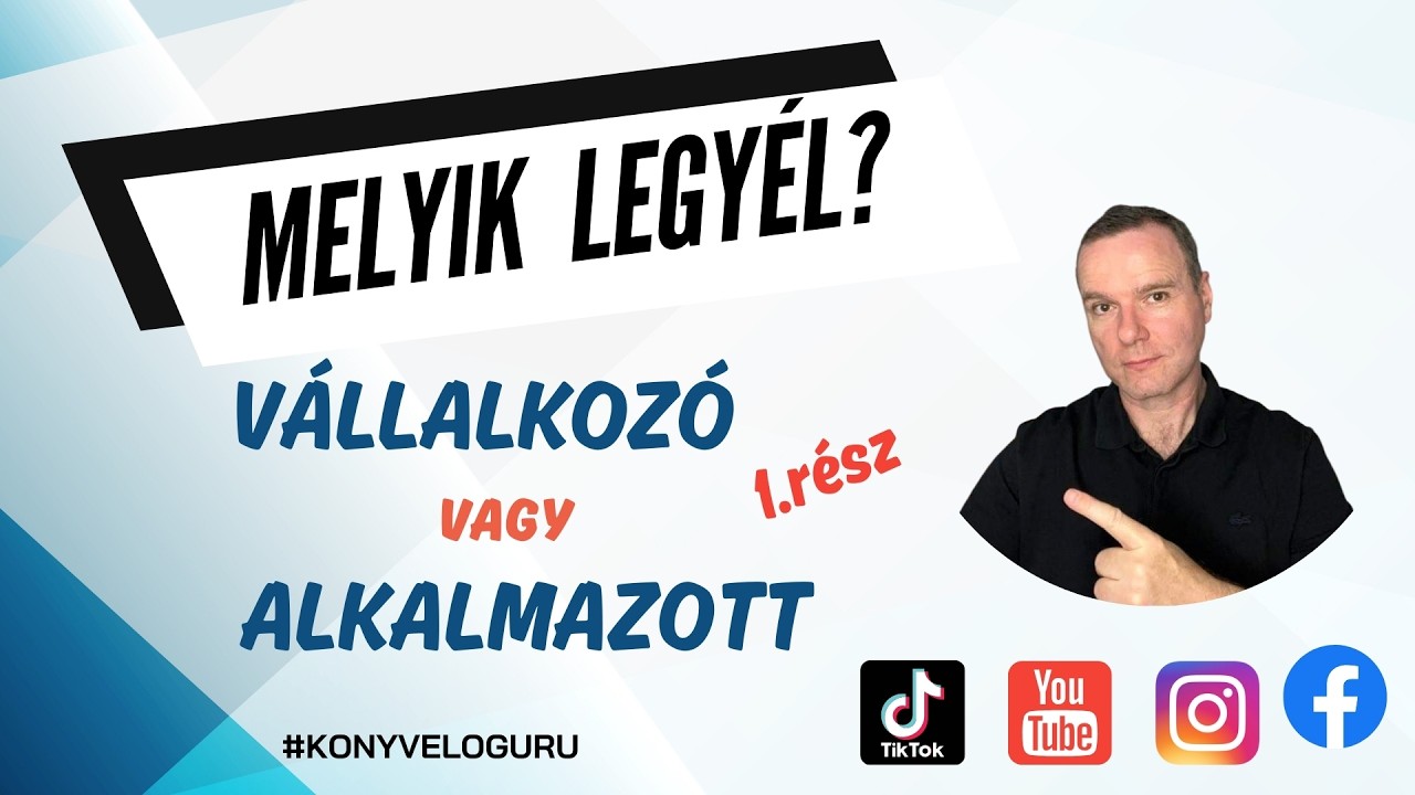 Alkalmazott vagy Vállalkozó legyél? Mi a jó választás neked? 1. rész