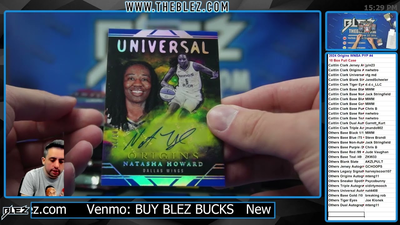 2024 Panini Origins WNBA 10 Box Full Case Break #4 Pick Your Parallel