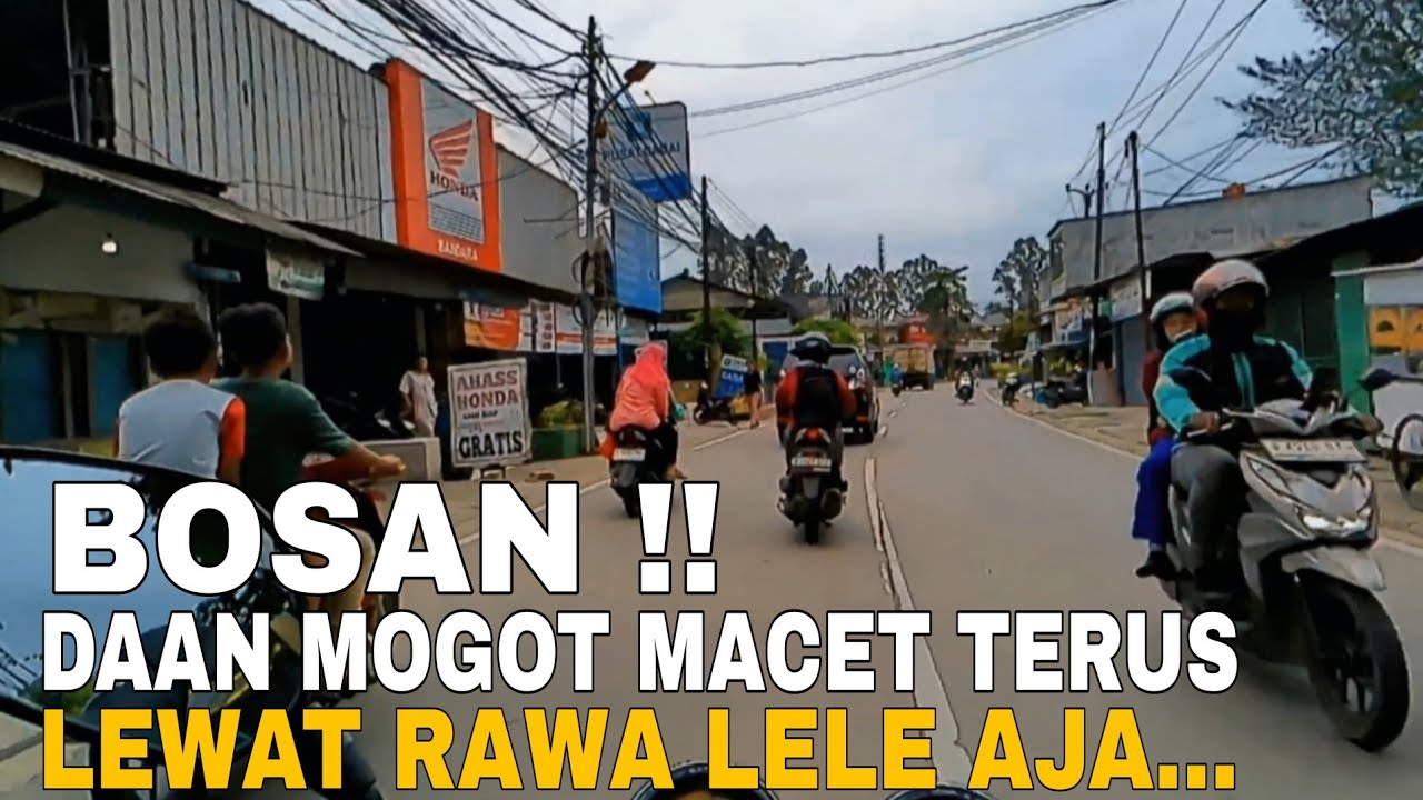 Perjalanan Dari Waru Gantung Hingga Kebon Besar Tangerang Via Jl. Rawa Lele 