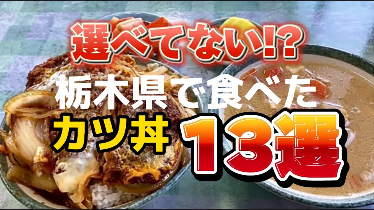 選べてない!?栃木県で食べたカツ丼まとめ13選！