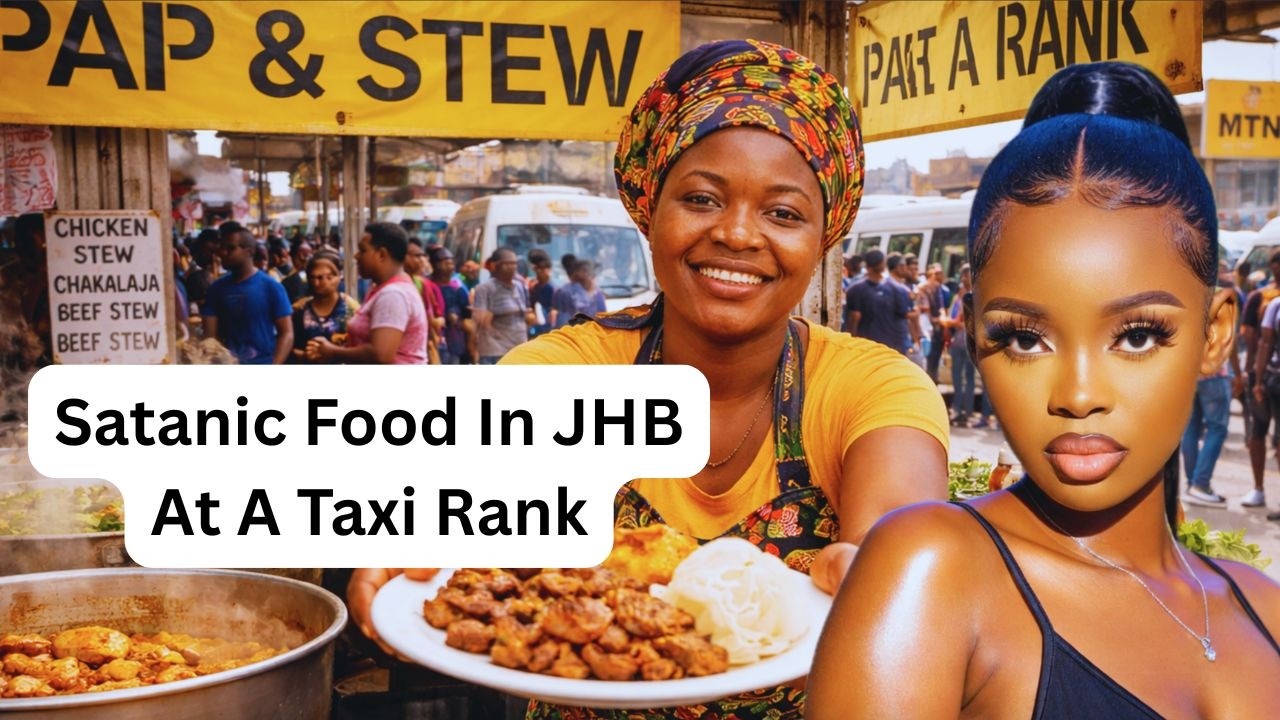 Satanic Food In JHB At A Taxi Rank