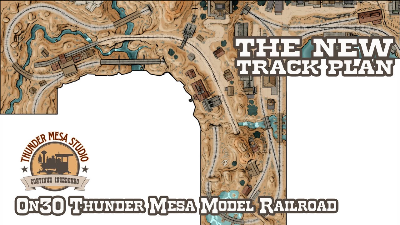 Обновление плана железнодорожных путей Thunder Mesa | Модель железной дороги Thunder Mesa On30