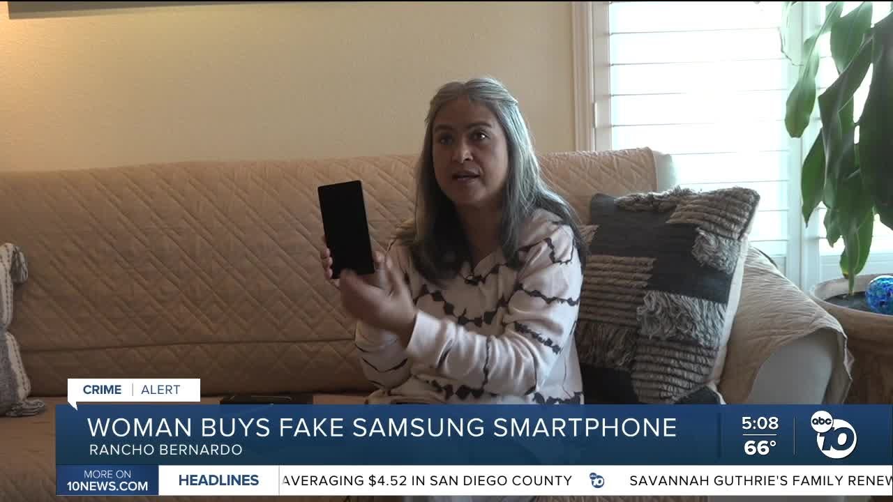 Rancho Bernardo woman warns others after buying fake Samsung Galaxy smartphone