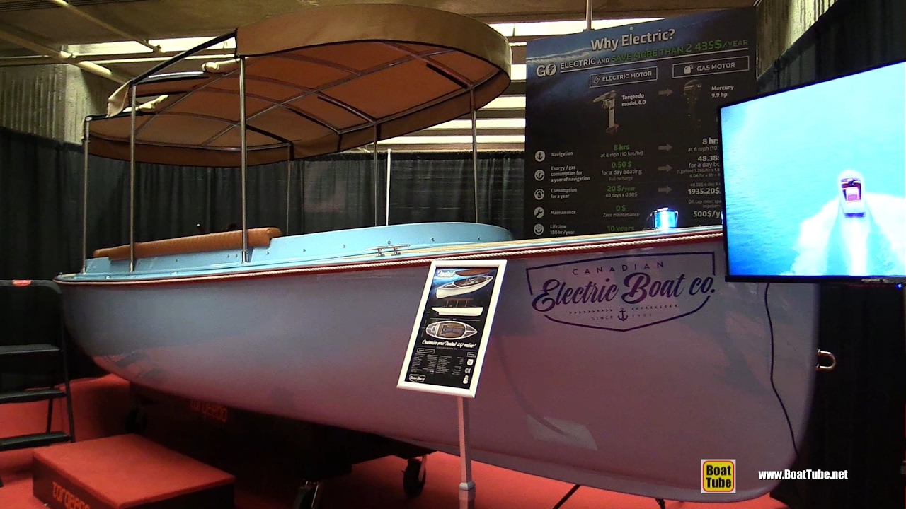 2017 Canadian Electric Boat Fantail 217 - Walkaround - 2017 Montreal Boat Show