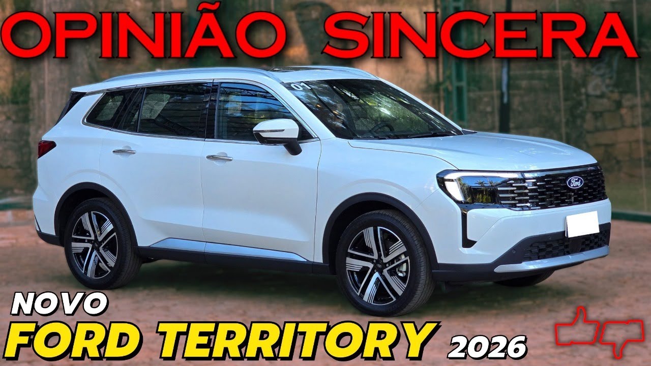 NOVO Ford Territory 2026: PREÇO, consumo, EQUIPAMENTOS. Vale a Pena? Melhor que Jeep Compass e BYD?