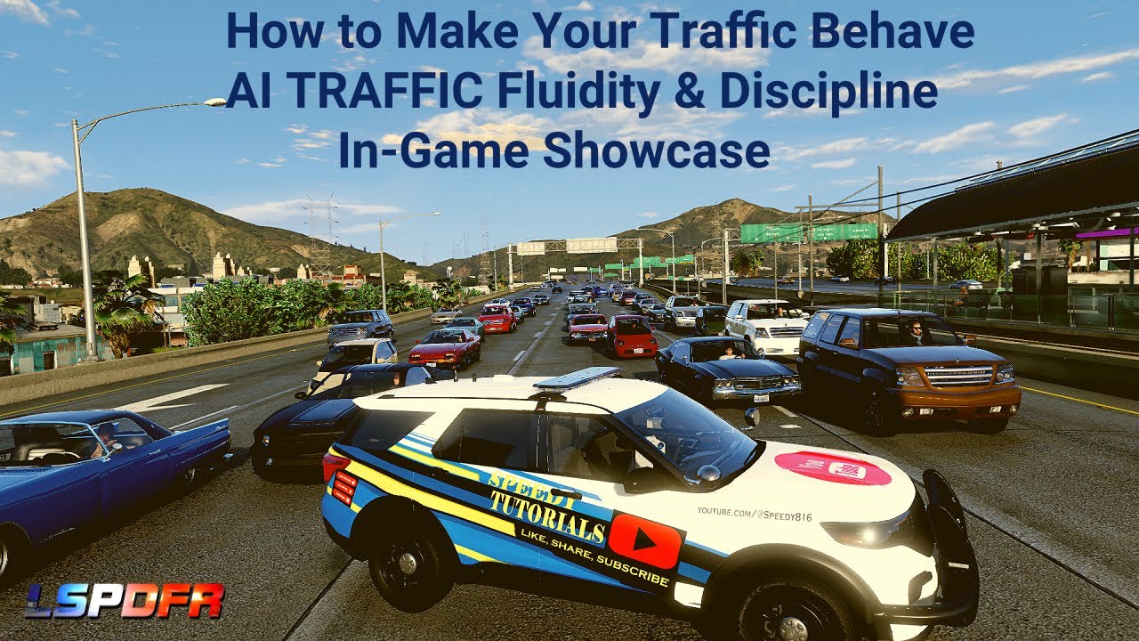 How to instal AI TRAFFIC Fluidity & Discipline 9 1 1 In LSPDFR