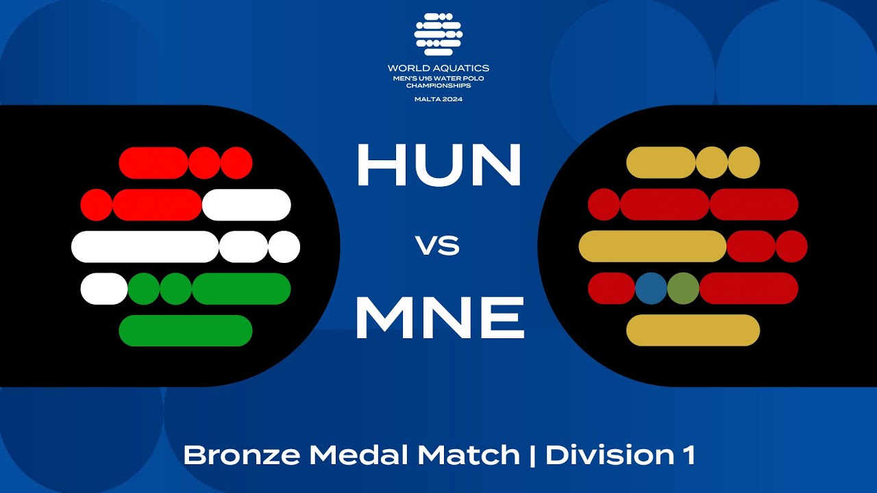 Bronze Medal Match | Hungary vs Montenegro | World Aquatics Men’s U16 Water Polo Championships 2024