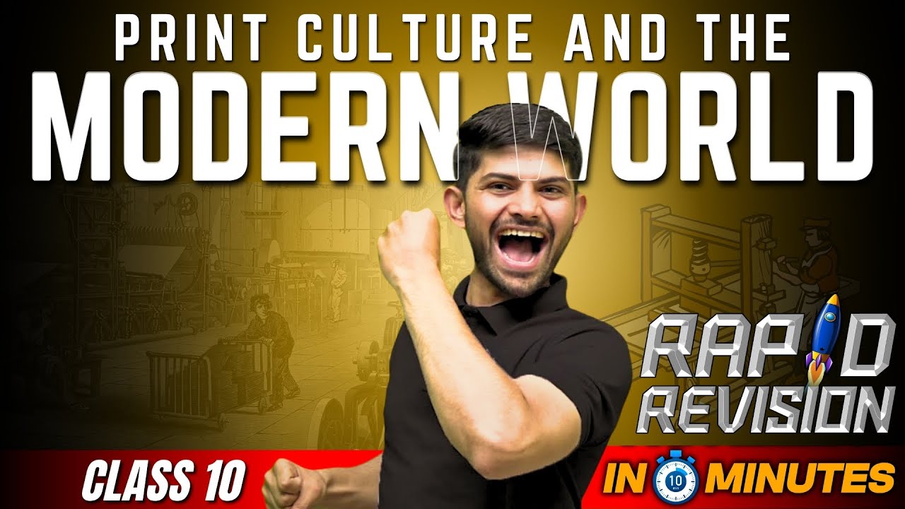 Print Culture and The Modern World |  10 Minutes Rapid Revision | Class 10 History