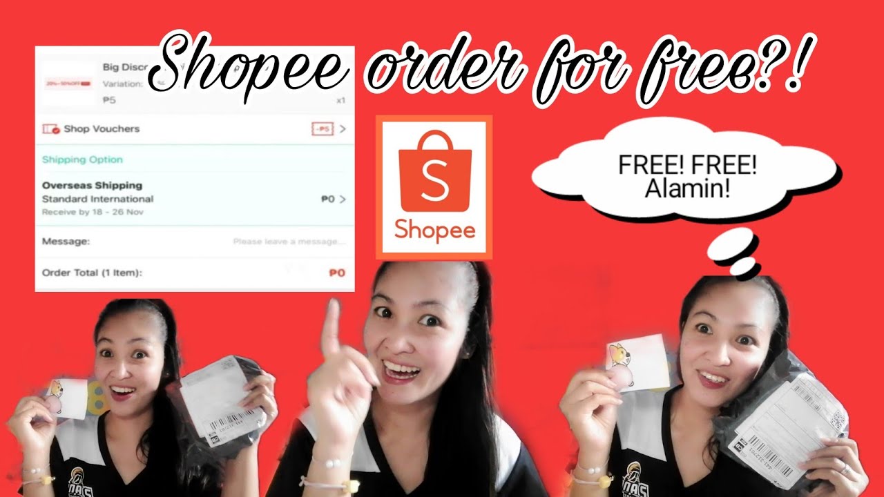 How to order in shopee for free ng walang binabayaran?!Alamin! Diskarteng G ❤️