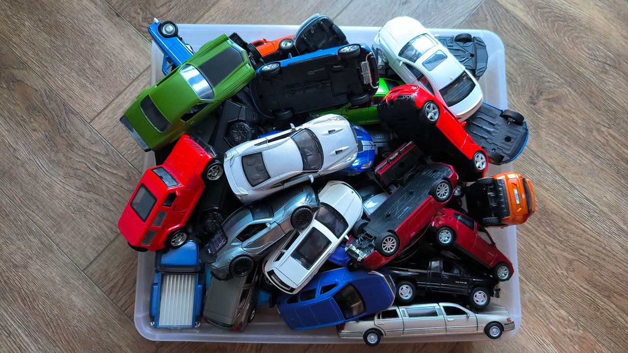 This Box is Filled with Scale Cars From Different Car Manufacturers
