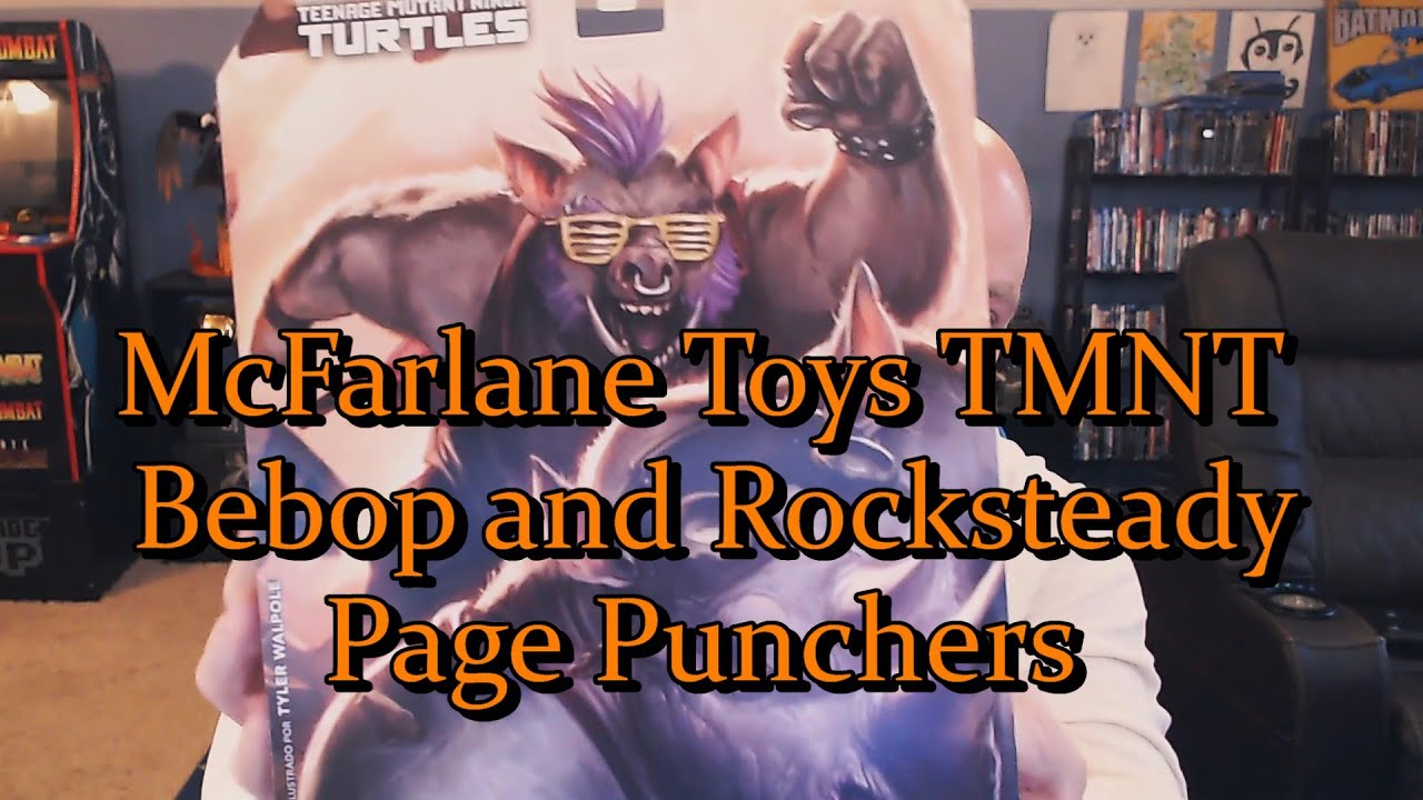 Рассматриваю фигурки-дыроколы TMNT Bebop и Rocksteady от McFarlane Toys #tmnt #toys #actionfigures