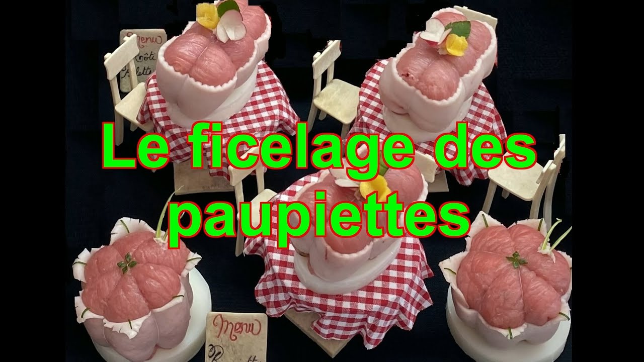 Ficelage des paupiettes