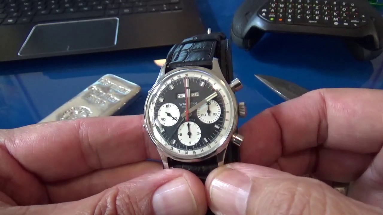 Часы Wakmann Triple Date Chronograph — это стильные винтажные часы.