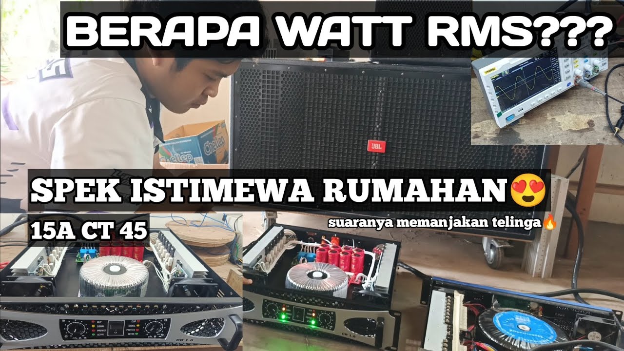 POWER RAKITAN UNTUK RUMAHAN WES PENAK AND JOSSJISS🔥😍 #poweramplifier #horegmania  #soundhoreg #ombro