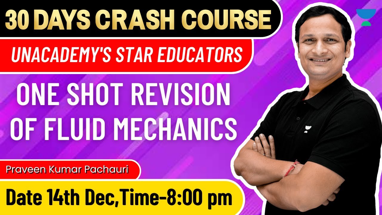 One shot revision of FLUID MECHANICS | Praveen Kumar Pachauri | 30 Days Crash Course